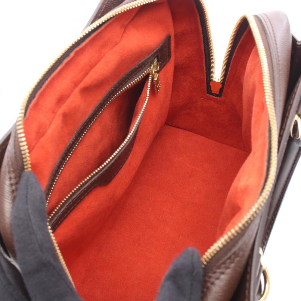 Louis Vuitton Triana Handbag, Coated Canvas and Leather, Damier Pattern, Wome... - Picture 3 of 10